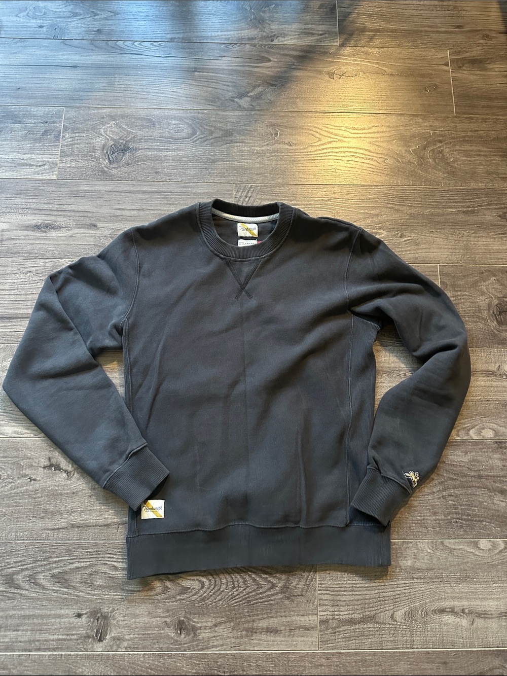 Tracksmith Black Crewneck Sweatshirt